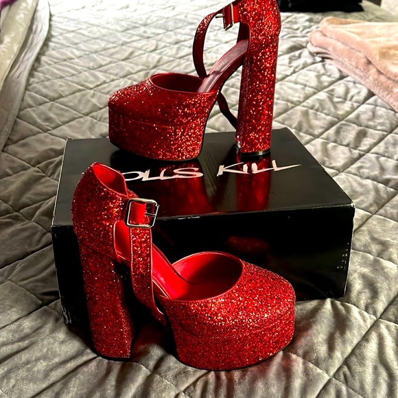 Dolls Kill Shoes Like New Ruby Slipper Dolls Kill Platforms Worn X